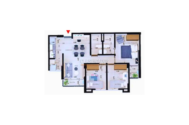 Apartamentos, Alquiler, Pereira - $1.600.000