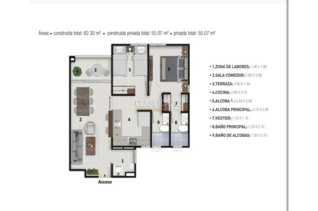 Apartamentos, Alquiler, Jamundí - $1.300.000
