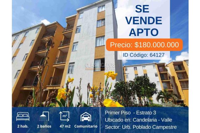 Apartamentos, Venta, Candelaria - $180.000.000