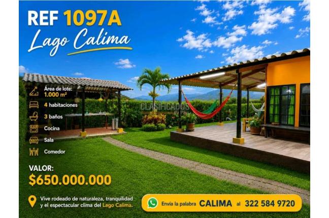 Fincas y Casas Campestres, Venta en Calima (Darién)