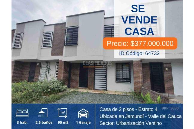 Casas, Venta, Jamundí - $374.000.000