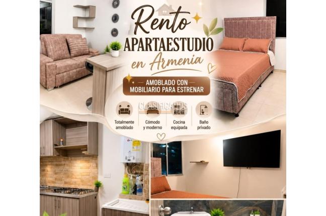 Apartaestudios, Alquiler, Armenia - $1.400.000