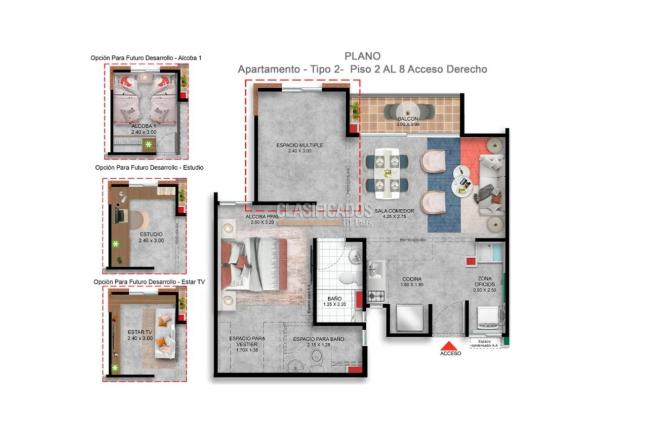 Apartamentos, Venta, Ciudad Bochalema - $239.000.000