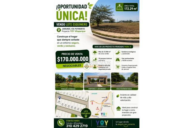 Lotes, Venta en Jamundí