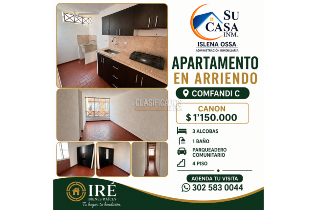 Apartamentos, Alquiler, Metropolitano del Norte - $1.150.000