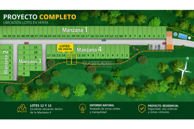 Lotes, Venta en Jamundí