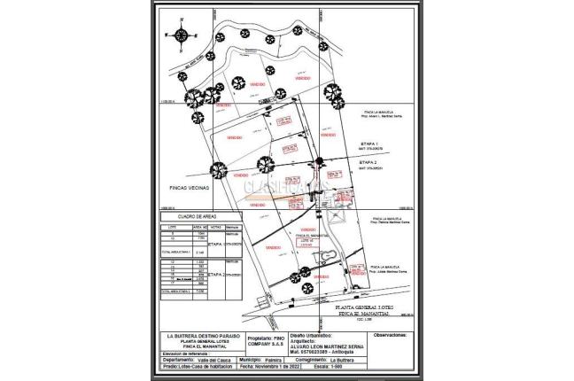 Fincas y Casas Campestres, Venta en Palmira