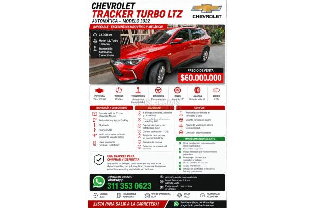 Chevrolet Tracker 2022