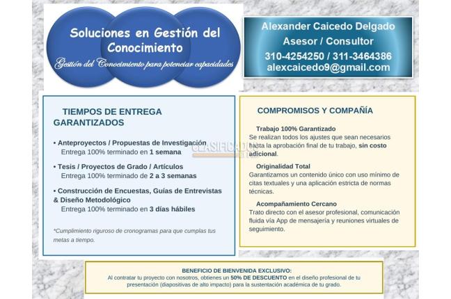 Anteproyecto y/o trabajo de grado sin Estrés - Capacitación