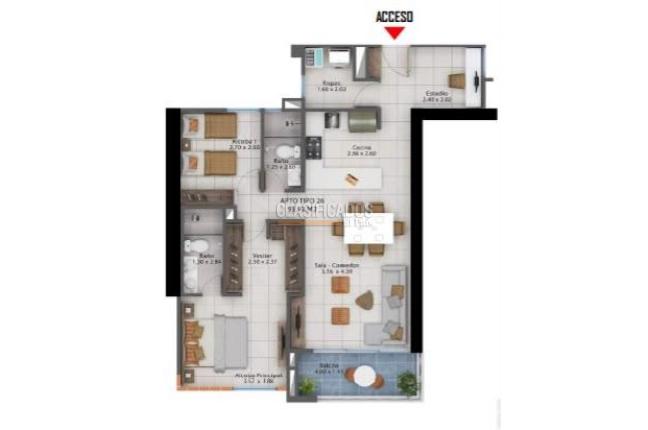 Apartamentos, Alquiler, Ciudad Jardín - $4.000.000
