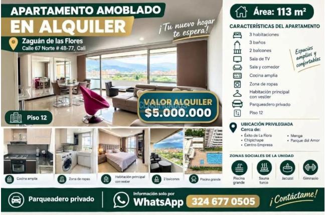 Apartamentos, Alquiler en La Flora