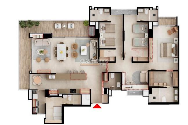 Apartamentos, Alquiler, Barranquilla - $13.400.000