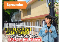 Apartaestudios, Alquiler, La Flora - $1.300.000