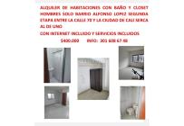 Habitaciones, Alquiler, Alfonso López - 