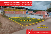 Lotes, Venta, Calima (Darién) - $80.000.000