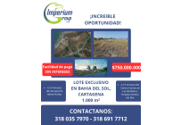 Lotes, Venta, Cartagena - $750.000.000