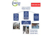 Casas, Venta, Santa Fe - $598.000.000