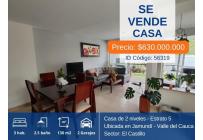 Casas, Venta, Jamundí - $630.000.000