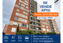 Apartamentos, Venta, Torres de Comfandi - $370.000.000