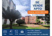 Apartamentos, Venta, Ciudad 2.000 - $150.000.000