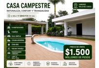 Fincas y Casas Campestres, Venta, Jamundí - $1.500.000.000