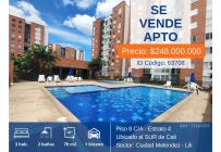 Apartamentos, Venta, Ciudad Melendez - $248.000.000