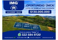 Lotes, Venta, La Cumbre - $130.000.000