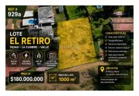 Lotes, Venta, La Cumbre - $180.000.000