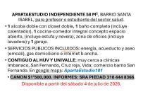 Apartaestudios, Alquiler, Santa Isabel - $1.500.000