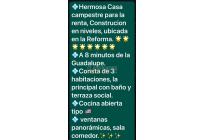 Fincas y Casas Campestres, Alquiler, La Reforma - $2.500.000