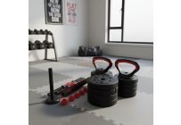 Kit Pesas Mancuerna 20kg Set Convertible - Mercancías Diversas