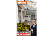 Apartaestudios, Alquiler, Colseguros - $850.000
