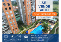 Apartamentos, Venta, Valle del Lili - $330.000.000