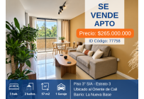 Apartamentos, Venta, Nueva Base - $265.000.000