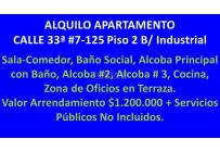 Apartamentos, Alquiler, Industrial - $1.200.000